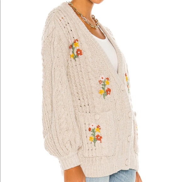 FOR LOVE & LEMONS Amaryllis Button Down Cardigan - Picture 5 of 7